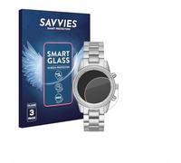 Savvies 3 Pack Tempered Glass Film compatible with Michael Kors Ritz MK6428 9H Screen Protector, Glass-Foil, HD-Clear, Bubble-Free, Anti-Fingerprint, Anti-Scratch, Armor Protection Film