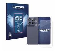 Savvies 3 Pack Tempered Glass Film compatible with Motorola Edge 60 Neo (Front+Camera) 9H Screen Protector, Glass-Foil, HD-Clear, Armor Protection Film