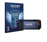 Savvies 3 Pack Tempered Glass Film compatible with MSI Claw A1M 9H Screen Protector, Glass-Foil, HD-Clear, Bubble-Free, Anti-Fingerprint, Anti-Scratch, Armor Protection Film