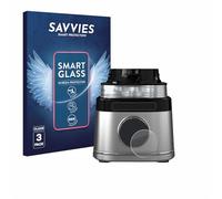 Savvies 3 Pack Tempered Glass Film compatible with Ninja Detect Power Pro 9H Screen Protector, Glass-Foil, HD-Clear, Armor Protection Film