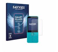 Savvies 3 Pack Tempered Glass Film compatible with Nokia 235 4G (2024) 9H Screen Protector, HD-Clear, Bubble-Free, Anti-Fingerprint, Anti-Scratch