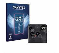 Savvies 3 Pack Tempered Glass Film compatible with Nothing Phone (3) (ONLY Camera Lens) 9H Screen Protector, Glass-Foil, HD-Clear, Armor Protection Film