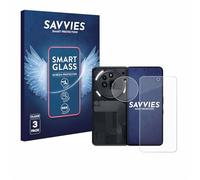 Savvies 3 Pack Tempered Glass Film compatible with Nothing Phone (3a) Pro (Front+Camera) 9H Screen Protector, Glass-Foil, HD-Clear, Bubble-Free, Anti-Fingerprint, Anti-Scratch, Armor Protection Film
