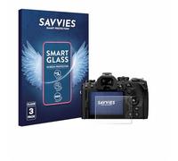 Savvies 3 Pack Tempered Glass Film compatible with Olympus OM System OM-1 Mark II/OM-3 9H Screen Protector, Glass-Foil, HD-Clear, Bubble-Free, Anti-Fingerprint, Anti-Scratch, Armor Protection Film