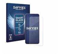 Savvies 3 Pack Tempered Glass Film compatible with OnePlus Ace 6 9H Screen Protector, Glass-Foil, HD-Clear, Bubble-Free, Anti-Fingerprint, Anti-Scratch, Armor Protection Film