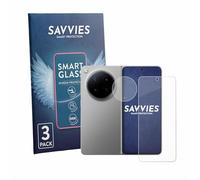 Savvies 3 Pack Tempered Glass Film compatible with Oppo Find N6 (Front+Camera) 9H Screen Protector, HD-Clear, Bubble-Free, Anti-Scratch
