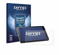 Savvies 3 Pack Tempered Glass Film compatible with RiderNav R7M 9H Screen Protector, Glass-Foil, Clear, Anti-Fingerprint, Armor Protection Film