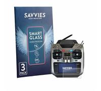 Savvies 3 Pack Tempered Glass Film compatible with Robbe Futaba T16IZ Super 9H Screen Protector, HD-Clear, Bubble-Free, Anti-Scratch