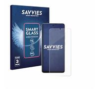 Savvies 3 Pack Tempered Glass Film compatible with Samsung Galaxy A52s 5G 9H Screen Protector, Glass-Foil, HD-Clear, Bubble-Free, Anti-Fingerprint, Anti-Scratch, Armor Protection Film