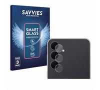 Savvies 3 Pack Tempered Glass Film compatible with Samsung Galaxy S25 FE (ONLY Camera Lens) 9H Screen Protector, Glass-Foil, Clear Protection Film