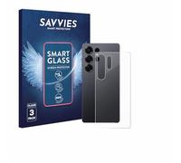 Savvies 3 Pack Tempered Glass Film compatible with Samsung Galaxy S25 Ultra (Back) 9H Screen Protector, Glass-Foil, Clear, Armor Protection Film