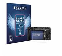 Savvies 3 Pack Tempered Glass Film compatible with Sony Alpha 6700 9H Screen Protector, Glass-Foil, HD-Clear, Anti-Fingerprint, Armor Protection Film