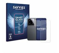 Savvies 3 Pack Tempered Glass Film compatible with Xiaomi 15 (Front+Camera) 9H Screen Protector, Glass-Foil, HD-Clear, Bubble-Free, Anti-Fingerprint, Anti-Scratch, Armor Protection Film