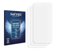 Savvies 3 Pack Tempered Glass Film compatible with Xiaomi Redmi 15A 5G 9H Screen Protector, Glass-Foil, Clear, Anti-Fingerprint, Armor Protection Film