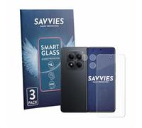 Savvies 3 Pack Tempered Glass Film compatible with Xiaomi Redmi Note 15 Pro 4G (Front+Camera) 9H Screen Protector, HD-Clear, Bubble-Free