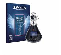 Savvies 3 Pack Tempered Glass Film compatible with Zoom H3-VR 9H Screen Protector, Glass-Foil, HD-Clear, Bubble-Free, Anti-Fingerprint, Anti-Scratch, Armor Protection Film