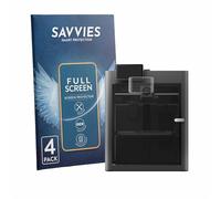 Savvies 4 Pack Full-Screen Protection Film compatible with Bambu Lab X2D Screen Protector 3D Curved [Edge to Edge, Scratch Proof, Ultra Clear]