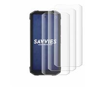 Savvies 4 Pack Full-Screen Protection Film compatible with Cubot King Kong Mini 4 Full Cover Screen Protector 3D Curved [Edge to Edge, Scratch Proof]