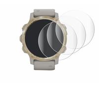 Savvies 4 Pack Full-Screen Protection Film compatible with Garmin Descent MK2s Full Cover Screen Protector 3D Curved [Edge to Edge, Scratch Proof]