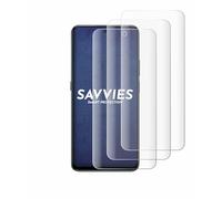 Savvies 4 Pack Full-Screen Protection Film compatible with Honor 400 Smart 4G Full Cover Screen Protector 3D Curved [Edge to Edge, Scratch Proof]