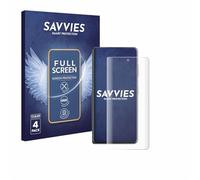 Savvies 4 Pack Full-Screen Protection Film compatible with Honor Magic V3 Screen Protector 3D Curved [Edge to Edge, Scratch Proof, Ultra Clear]