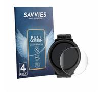 Savvies 4 Pack Full-Screen Protection Film compatible with Mares Puck Lite Screen Protector 3D Curved [Edge to Edge, Scratch Proof, Ultra Clear]