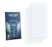 Savvies 4 Pack Full-Screen Protection Film compatible with Motorola Edge 70 Fusion Plus Screen Protector 3D [Edge to Edge, Scratch Proof, Ultra Clear]