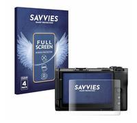 Savvies 4 Pack Full-Screen Protection Film compatible with Nikon ZR 2025 Full Cover Screen Protector 3D Curved [Edge to Edge, Scratch Proof]