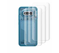 Savvies 4 Pack Full-Screen Protection Film compatible with Nothing Phone (4a) (Back) Full Cover Screen Protector 3D Curved [Edge to Edge, Clear]