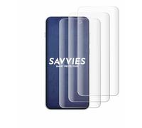 Savvies 4 Pack Full-Screen Protection Film compatible with OnePlus Ace 6 Full Cover Screen Protector 3D Curved [Edge to Edge, Scratch Proof]