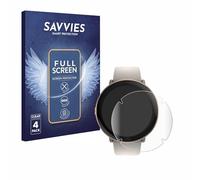 Savvies 4 Pack Full-Screen Protection Film compatible with Polar Ignite 3 Full Cover Screen Protector 3D Curved [Edge to Edge, Scratch Proof]