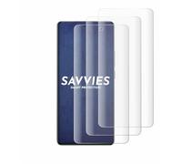 Savvies 4 Pack Full-Screen Protection Film compatible with realme GT 6 T Full Cover Screen Protector 3D Curved [Edge to Edge, Scratch Proof]