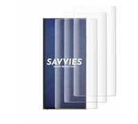 Savvies 4 Pack Full-Screen Protection Film compatible with Samsung Galaxy S23 Ultra Full Cover Screen Protector 3D Curved [Edge to Edge]