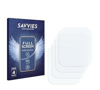Savvies 4 Pack Full-Screen Protection Film compatible with SilverCrest SFW 200 1.4" Full Cover Screen Protector 3D Curved [Edge to Edge]