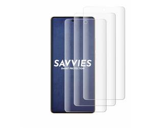 Savvies 4 Pack Full-Screen Protection Film compatible with Vivo X100 Full Cover Screen Protector 3D Curved [Edge to Edge, Scratch Proof, Clear]