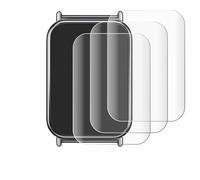 Savvies (4 Pack Full-Screen Protection Film compatible with Xiaomi Mi Band 8 Pro Full Cover Screen Protector 3D Curved [Edge to Edge, Scratch Proof]