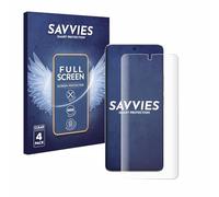 Savvies 4 Pack Full-Screen Protection Film compatible with Xiaomi Redmi Note 13 Pro+ 5G Screen Protector 3D [Edge to Edge, Scratch Proof, Ultra Clear]