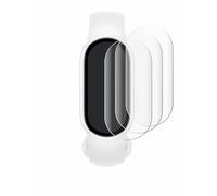 Savvies 4 Pack Full-Screen Protection Film compatible with Xiaomi Smart Band 10 Ceramic Edition Full Cover Screen Protector 3D Curved [Edge to Edge]
