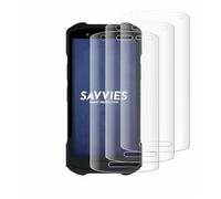 Savvies 4 Pack Full-Screen Protection Film compatible with Zebra TC21/ TC26 Full Cover Screen Protector 3D Curved [Edge to Edge, Scratch Proof]