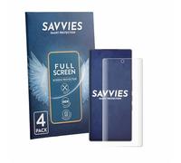 Savvies 4 Pack Full-Screen Protection Film compatible with ZTE Nubia Red Magic 11S Pro Plus Screen Protector [Edge to Edge, Scratch Proof, Ultra ]