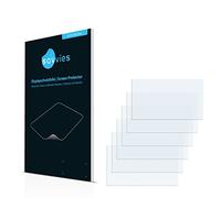 Savvies 6 Pack 4.3" Screen Protector for Touchscreen PCs with 4.3 inch (10.9 cm) [96.5 x 55.3 mm, 16:9] Protection Film Clear