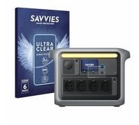 Savvies 6 Pack Protection Film compatible with Anker SOLIX C1000X