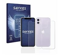 Savvies 6 Pack Protection Film compatible with Apple iPhone 11
