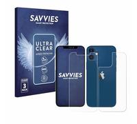 Savvies 6 Pack Protection Film compatible with Apple iPhone 12