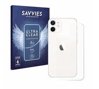 Savvies 6 Pack Protection Film compatible with Apple iPhone 12 mini
