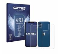 Savvies 6 Pack Protection Film compatible with Apple iPhone 12 mini
