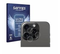 Savvies 6 Pack Protection Film compatible with Apple iPhone 15 Pro