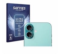 Savvies 6 Pack Protection Film compatible with Apple iPhone 16