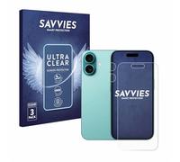Savvies 6 Pack Protection Film compatible with Apple iPhone 16