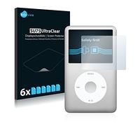 Savvies 6 Pack Protection Film compatible with Apple iPod classic 120 GB